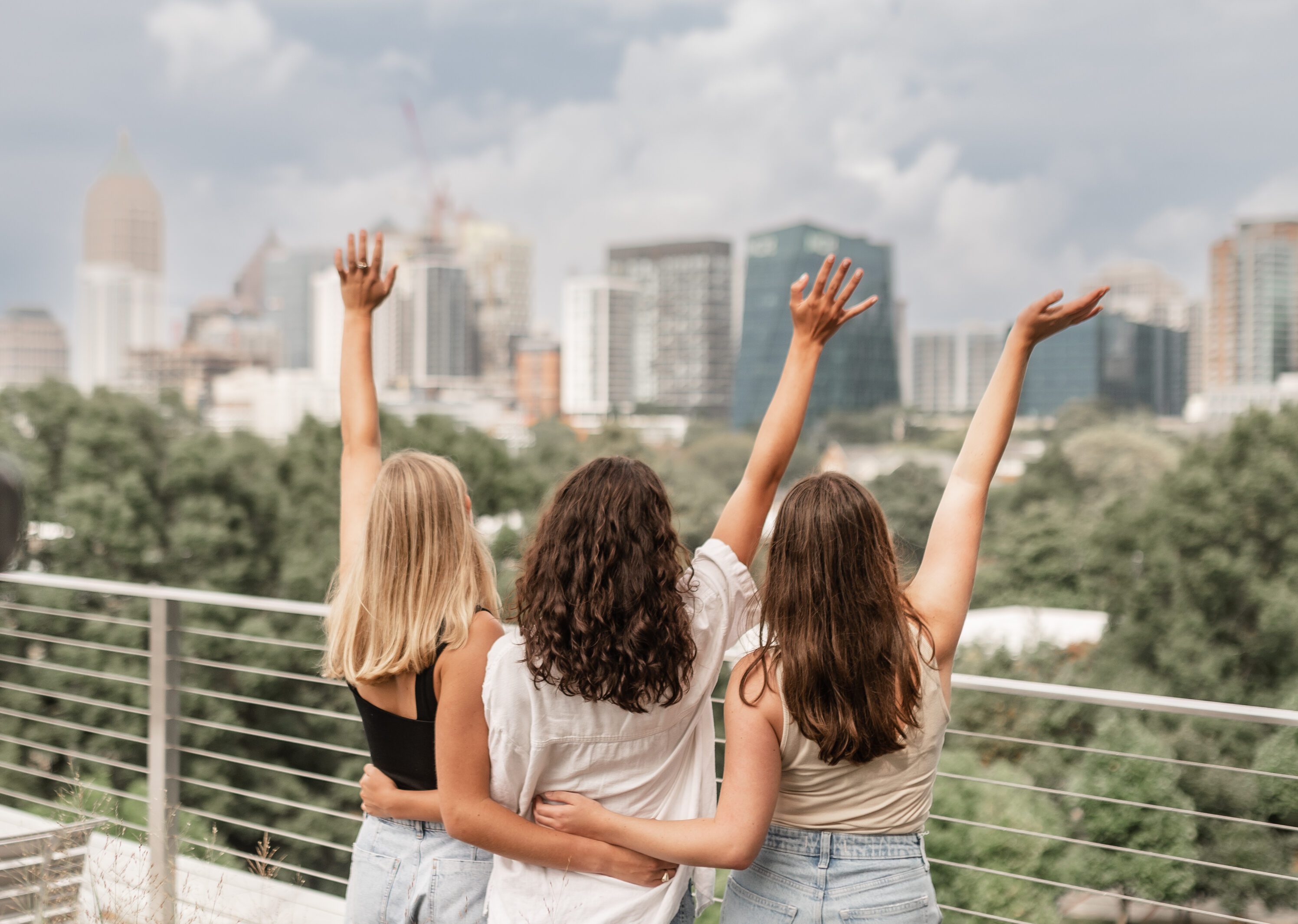 Georgia Tech students on campus near Rambler Atlanta in Midtown Atlanta