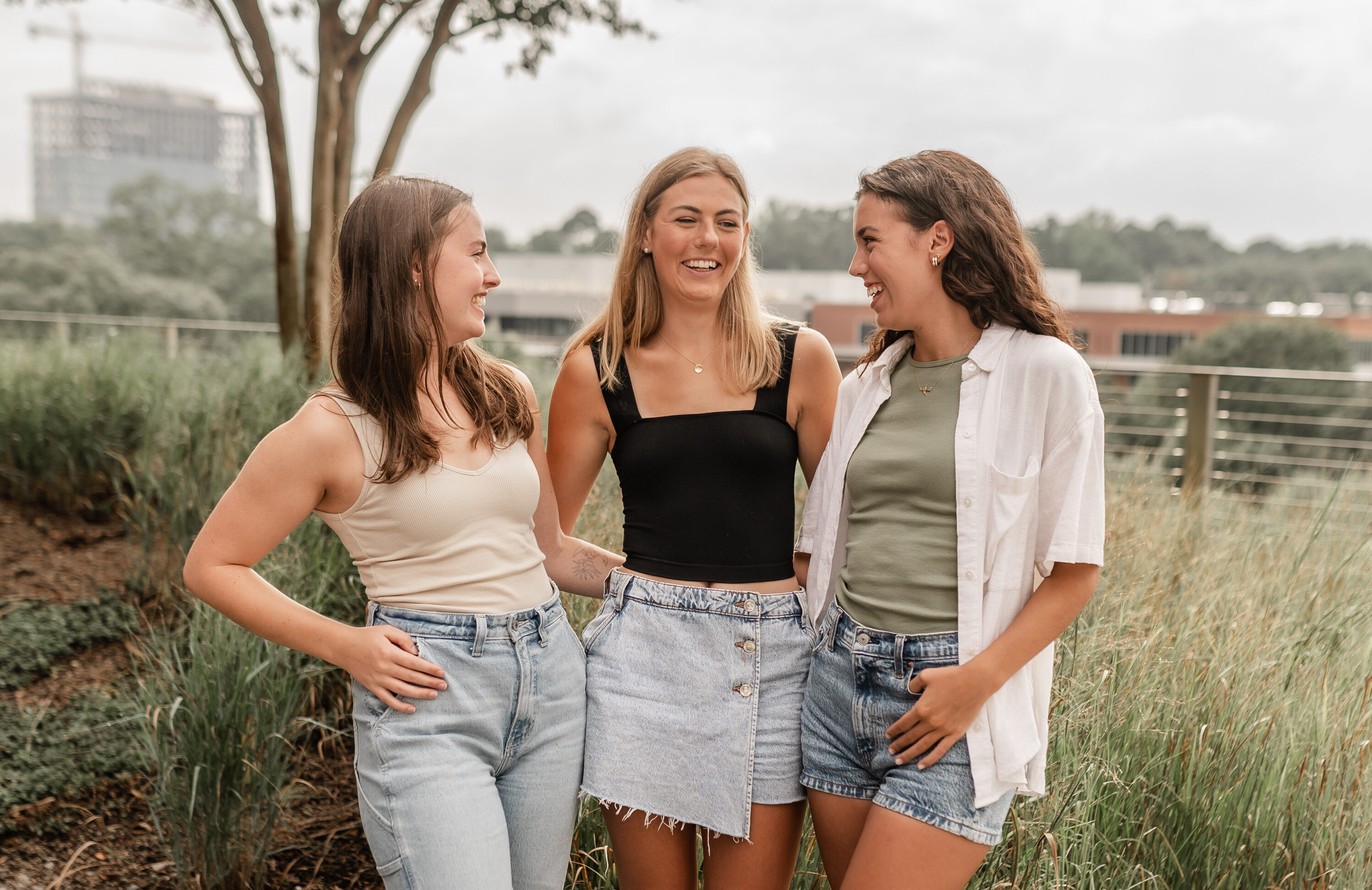 Georgia Tech students on CULC rooftop