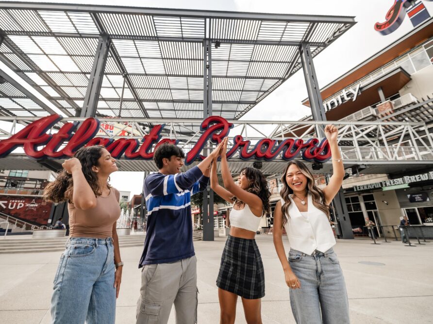 Georgia Tech Students Celebrating