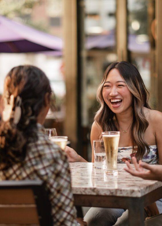 Georgia Tech students near campus in Midtown Atlanta