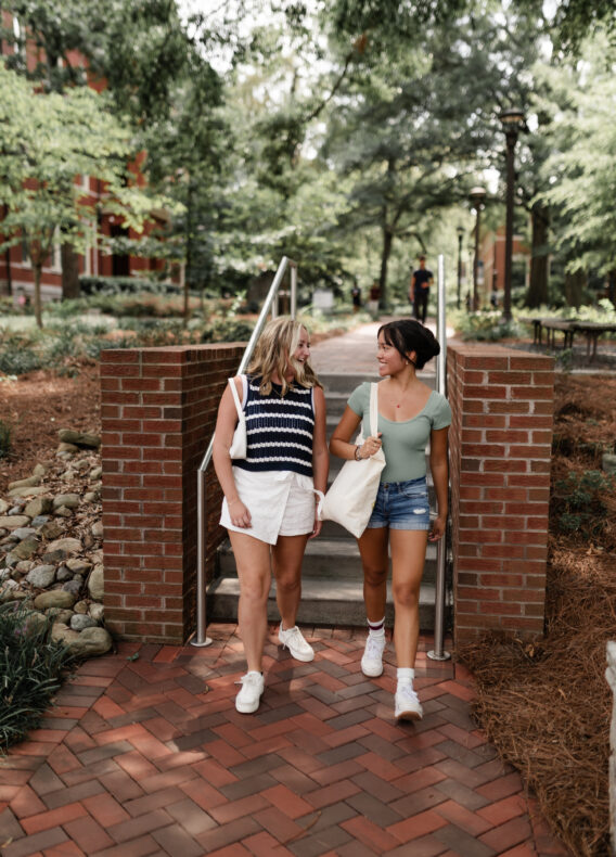 students walking to GT campus from Rambler Atlanta