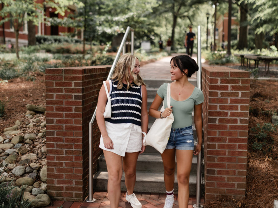 students walking to GT campus from Rambler Atlanta