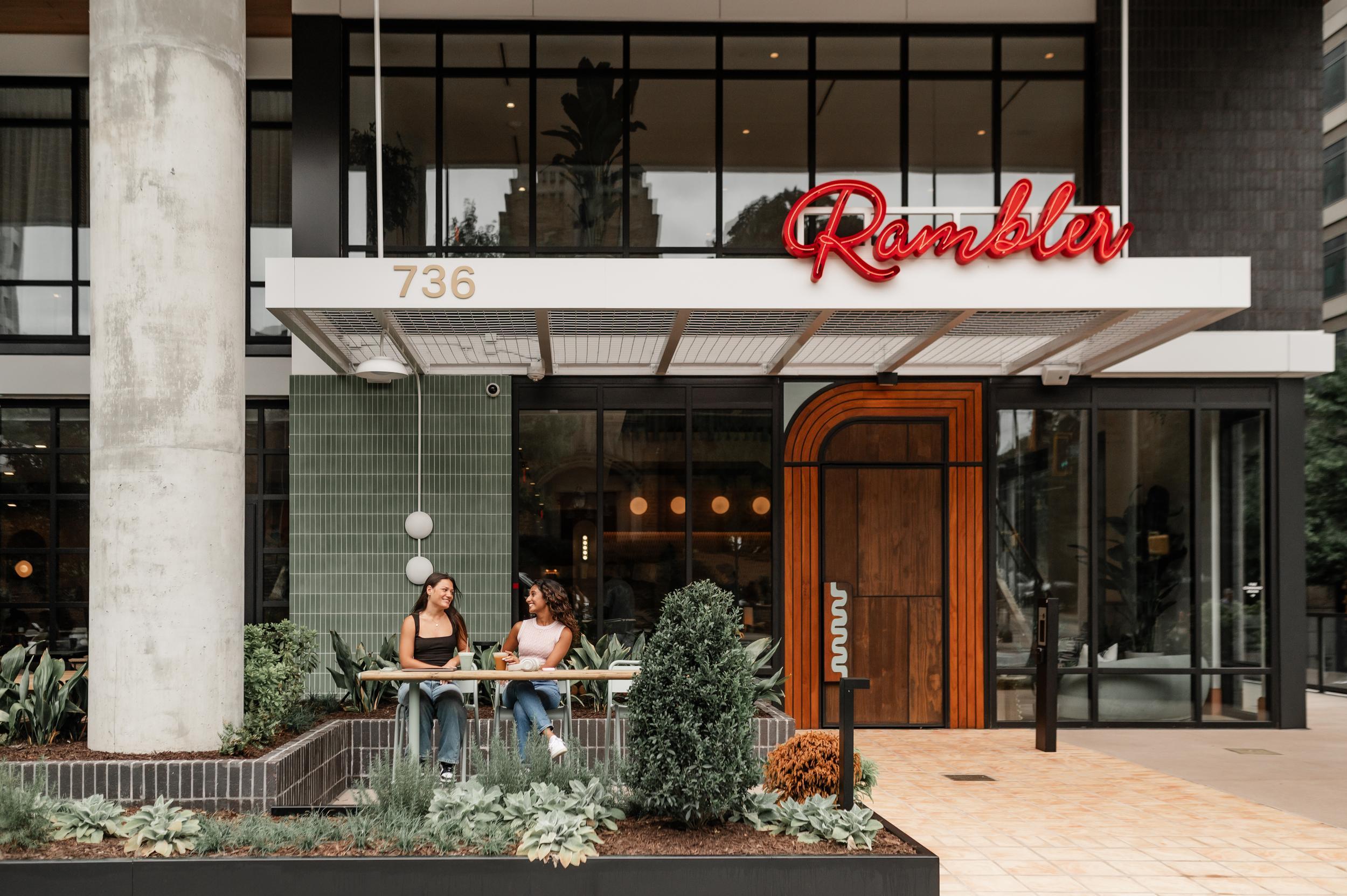 rambler atlanta building lifestyle main entrance girls