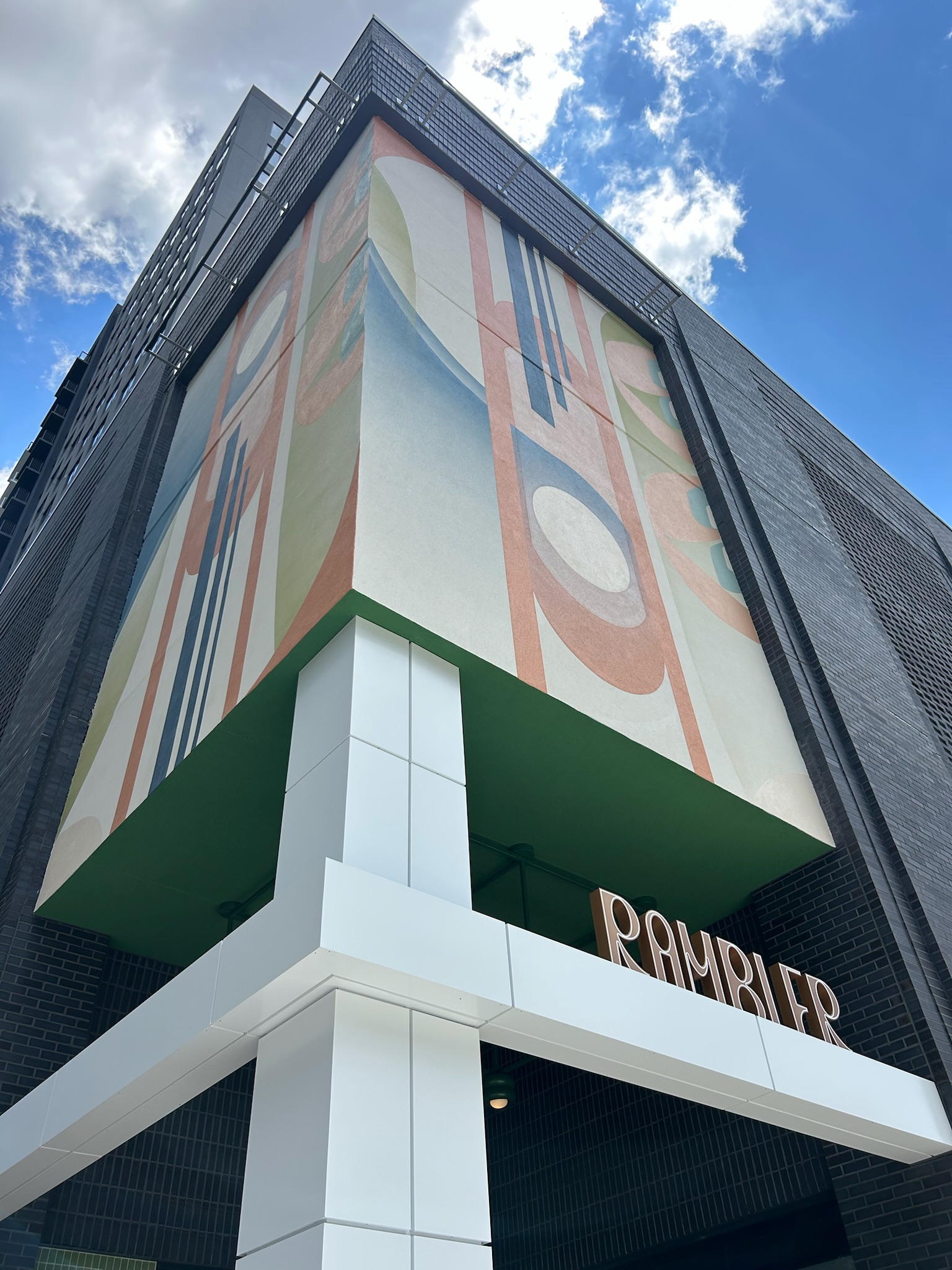 Exterior mural of Rambler Atlanta.