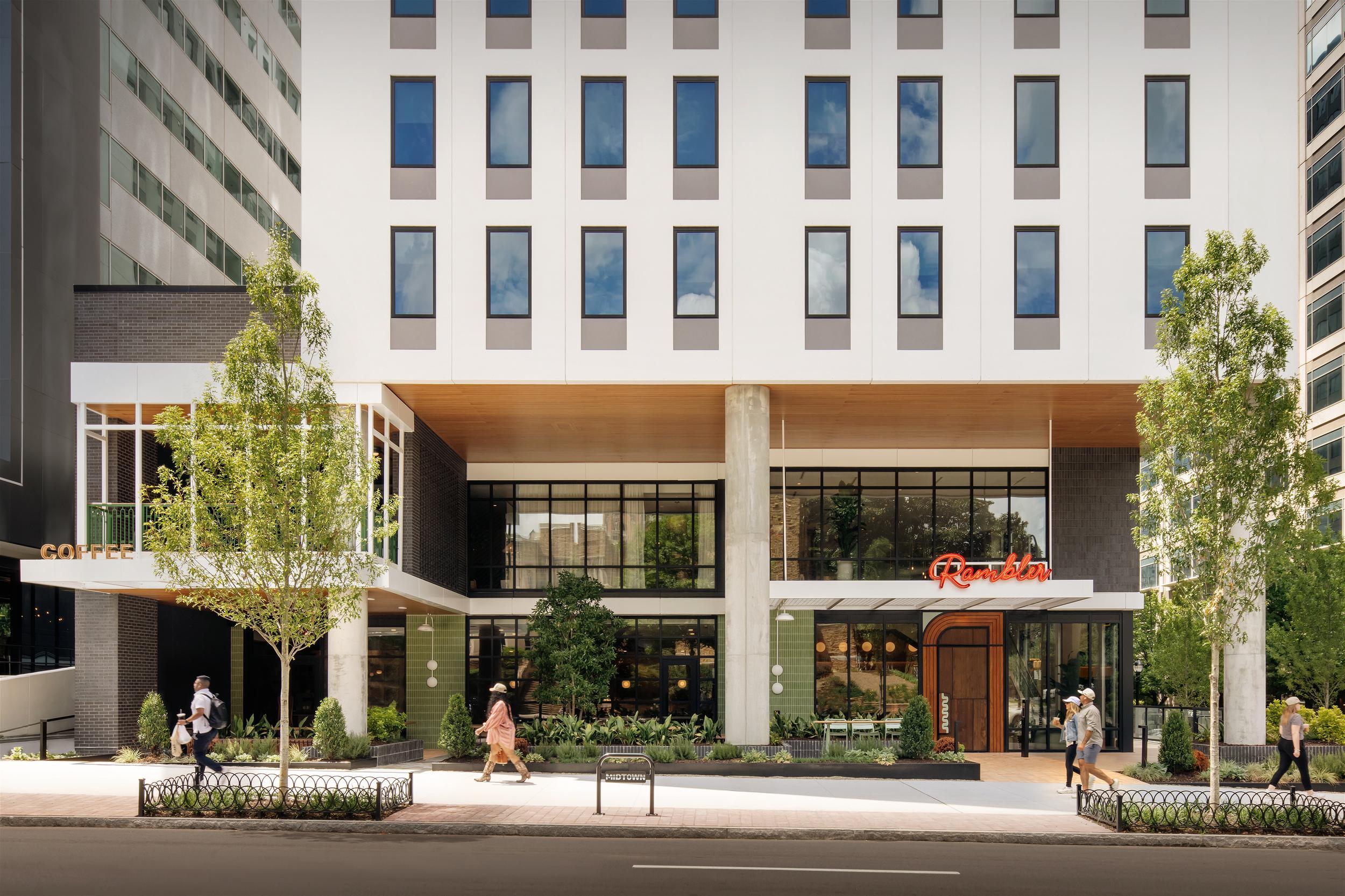 Welcome to Rambler Atlanta, a 19-story high-rise apartment located on Peachtree Street, just steps from Georgia Tech.